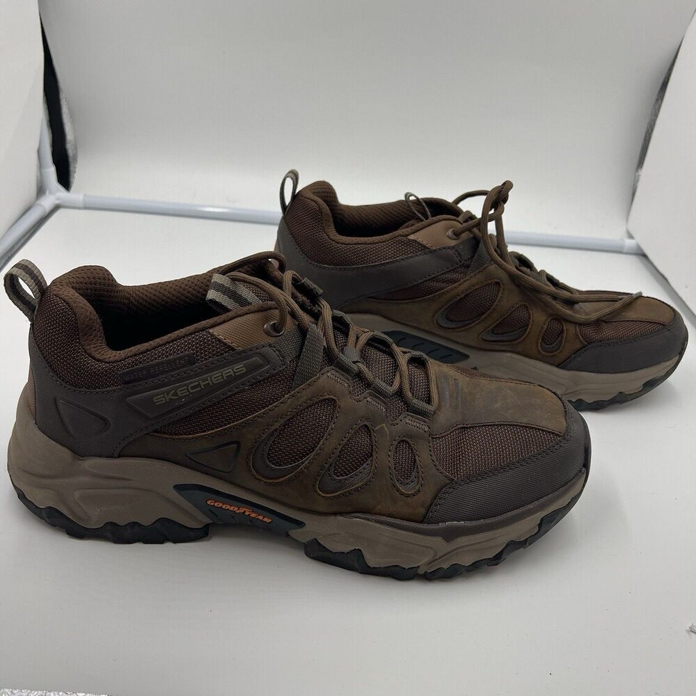 Skechers Men's Relaxed Fit Terraform Selvin Hiking Shoes Dark Brn Size 11